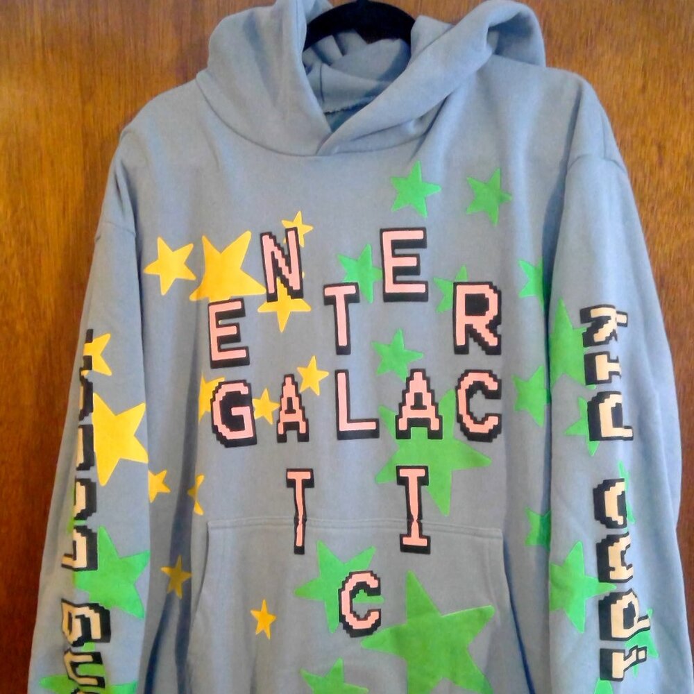 Cactus Plant Flea Market Kid Cudi Enter Galactic Hoodie XL Glow In The Dark 2019